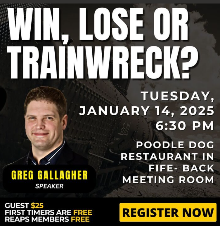 REAPSweb's tweet image. Tonite 4 fellow investors sharing on recent deals.  Inspiration and lessons.  FIFE Tues, Jan 14 6:30pm