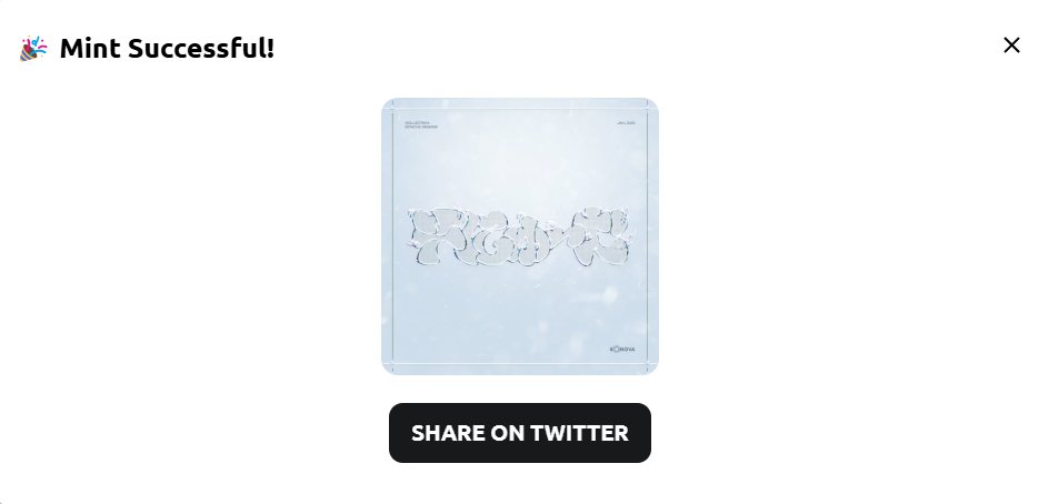 Once that's complete it is always important to do other transactions. 

Minting #NFTs is a great way to do that, mint a Genesis one here:  

launch.sonova.one