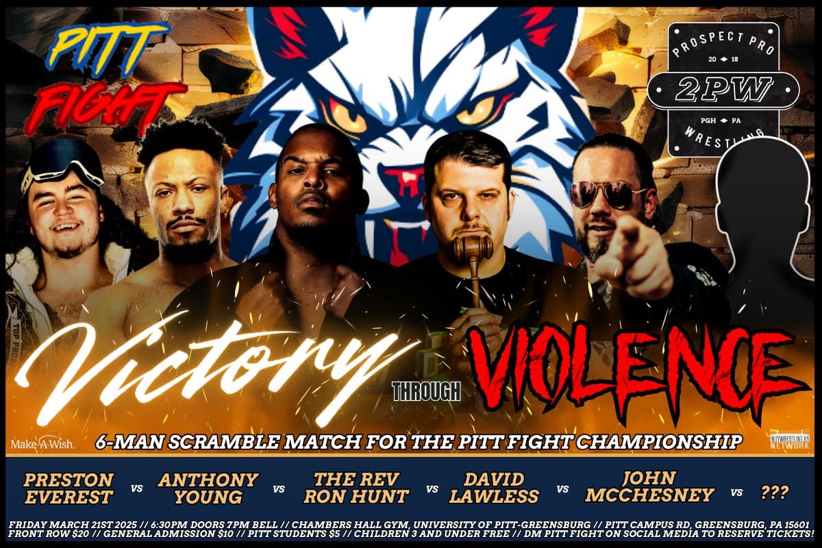 LET THE 2025 CHAMPIONSHIP SCRAMBLE BEGIN!

After defending his title against Christian Noir in a brutal tables match, “The Rev" Ron Hunt now faces five challengers hungry for gold!!

Can The Rev retain his title, or will we crown a new champion?
