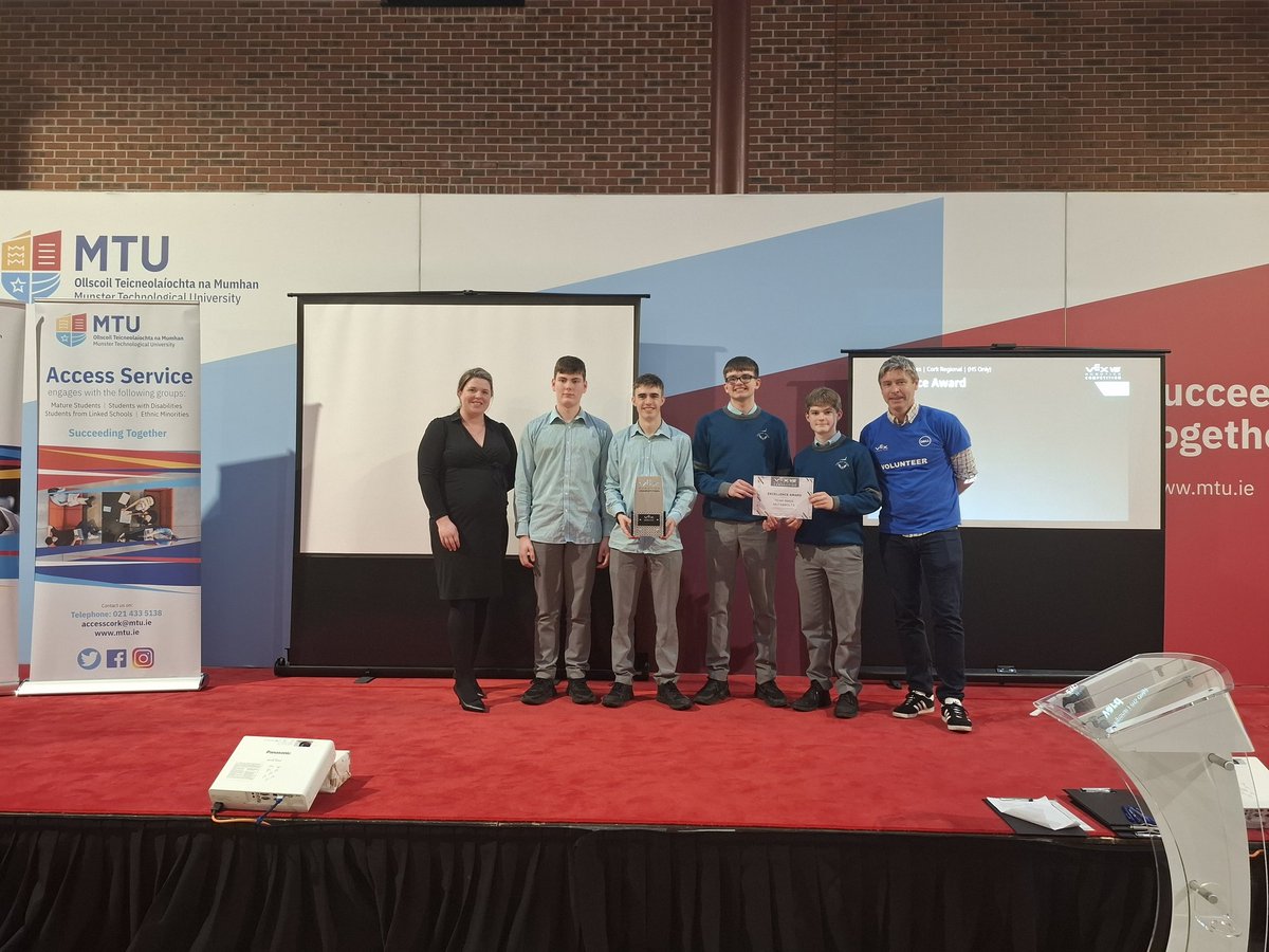 Congratulations to Nuts &amp; Bolts on winning the Excellence Award at the Cork Regionals Today!