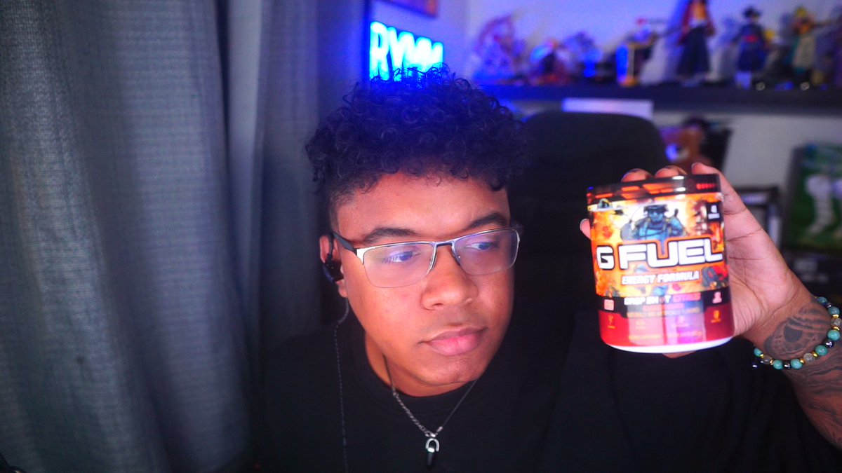 🪖NEW <a href="/GFuelEnergy/">G FUEL®</a> FLAVOR🪖

"Drop Shot Citrus" flavor tastes amazing, HIGHLY recommend &amp; personally love the theme🔥

Use Code "RYMM" for 20% OFF 👈🏾