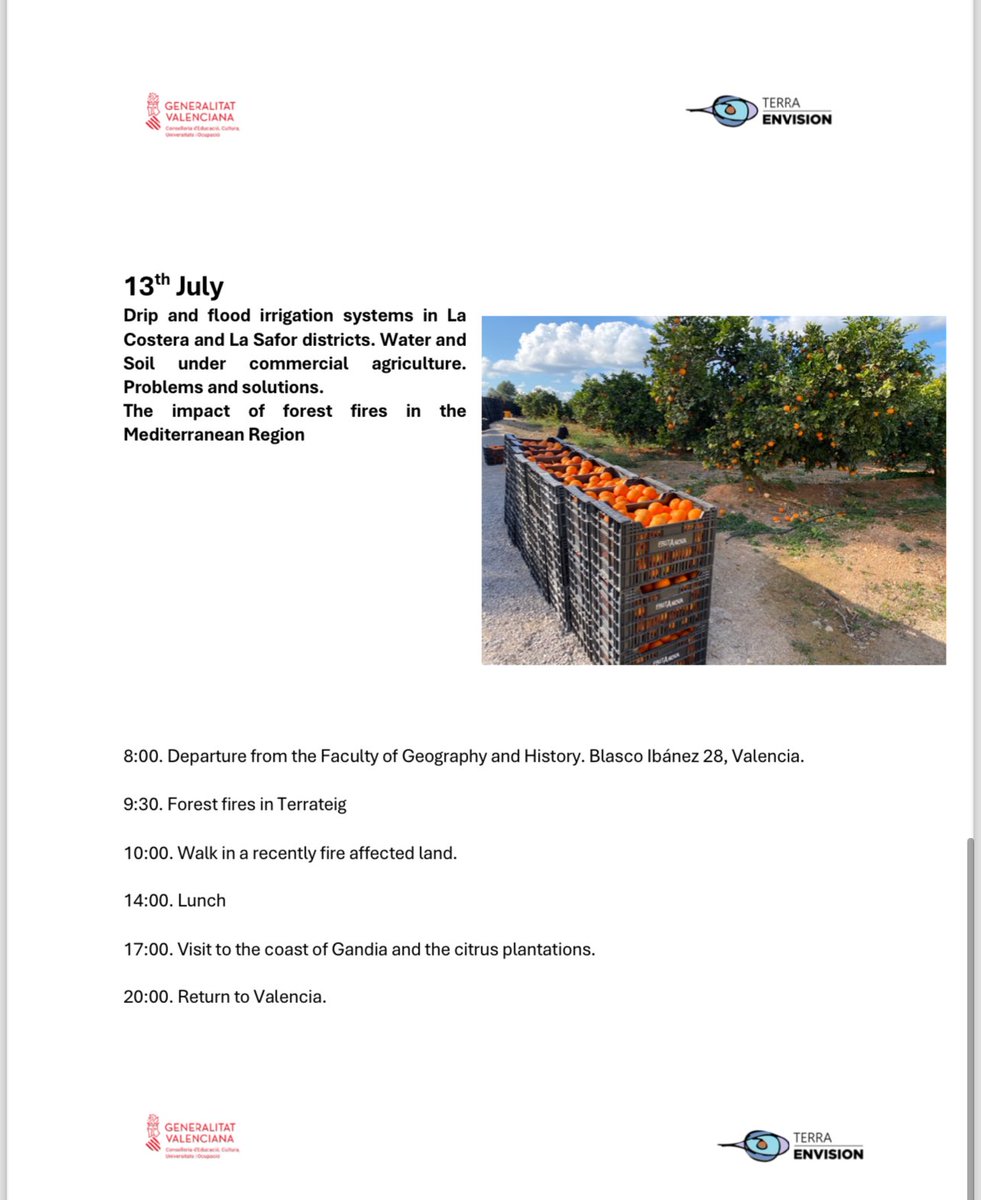Agriculture land and nature based solutions. Terraenvision congresses