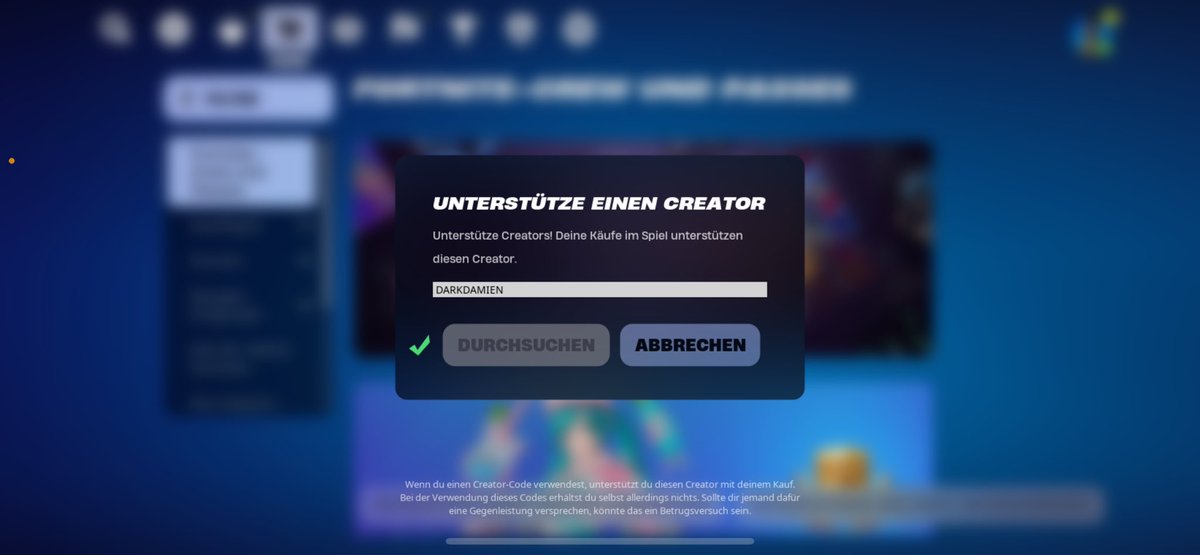 DARKDAMIEN10's tweet image. I finally have a creator code tysm for all the help and Support from you all 🫶 if you want to Support use code DARKDAMIEN