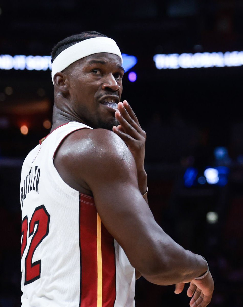 TheDunkCentral's tweet photo. Jimmy Butler reportedly got fed up with the Miami Heat after they signed players like Josh Richardson and Thomas Bryant as a way to add help to the roster, per @TheAthletic 

“…frustrations over other contenders being more aggressive — the defending Boston Celtics acquiring Kristaps Porziņģis and Jrue Holiday, the Milwaukee Bucks traded for Damian Lillard — have left Butler disappointed with the Heat seemingly not being as ambitious the source said. Last year seemed to mark a crucial pivot point, as Miami brought in Thomas Bryant and Josh Richardson to bolster its roster, which left Butler feeling he had to ‘do the impossible again,’ the source said.” 

(Via https://t.co/z0JdG4OQ9c)