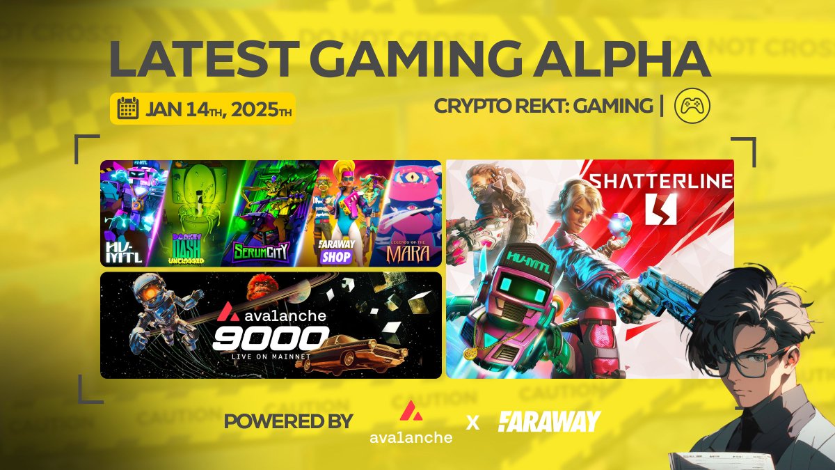 Jave 🔺 (@jave_gg) on Twitter photo gm9000
Another day, another W!
Excited to share that I’m now an Ambassador for <a href="/avax/">Avalanche🔺</a>!
I’m all about Web3 Gaming, and after launches like Off The Grid and Shatterline, I’m a huge fan of what Avalanche is building.
From now on, you’ll see me covering not just gaming but the gm9000
Another day, another W!
Excited to share that I’m now an Ambassador for <a href="/avax/">Avalanche🔺</a>!
I’m all about Web3 Gaming, and after launches like Off The Grid and Shatterline, I’m a huge fan of what Avalanche is building.
From now on, you’ll see me covering not just gaming but the