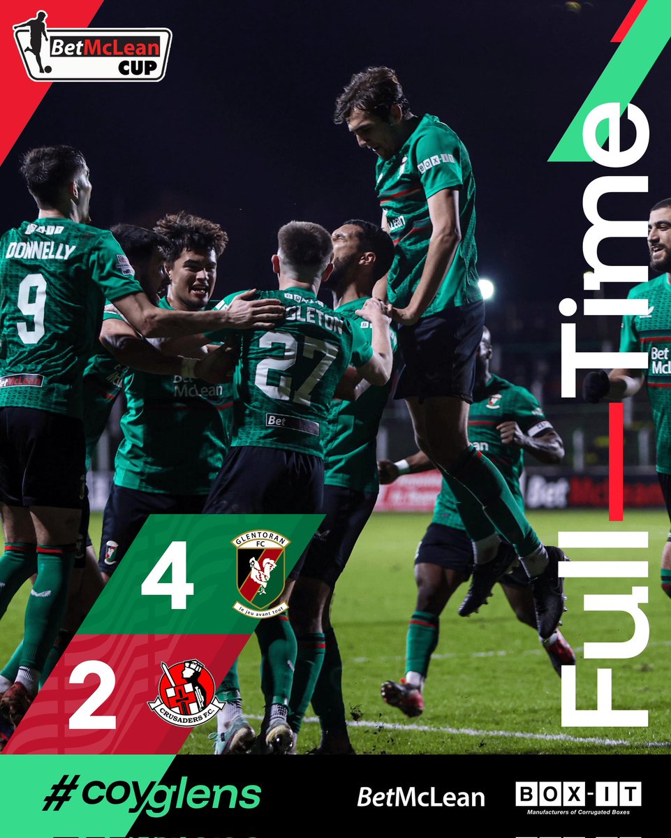Glentoran FC tweet media