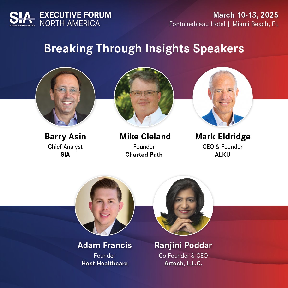 SIAnalysts's tweet image. Enjoy a dynamic day of #ExecutiveForum &quot;Breaking Through&quot; sessions designed specifically for #staffingfirms looking to break through the $100 million barrier!

Early bird pricing ends January 15! Register today &amp;gt;&amp;gt; siexecutiveforum.com