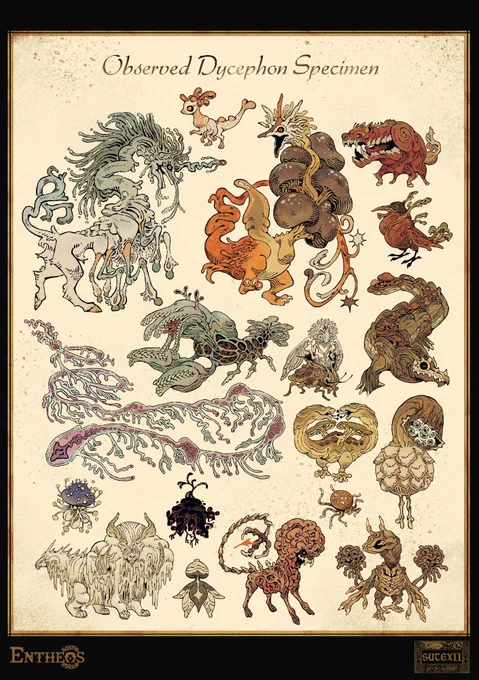 I'm Chris! Illustration &amp; Visdev artist. I love dark fantasy and horror! Open for any job that needs a whimsical organic touch   chrisutexii.com   