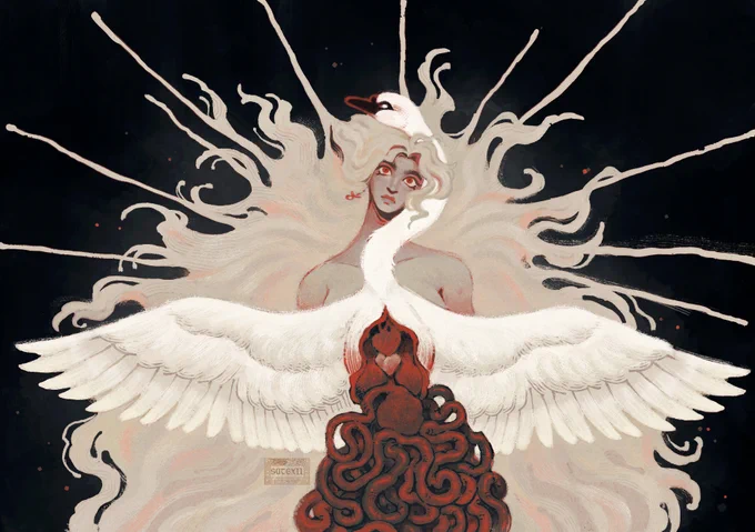 I'm Chris! Illustration &amp; Visdev artist. I love dark fantasy and horror! Open for any job that needs a whimsical organic touch   chrisutexii.com   