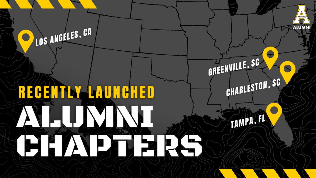 AppForsyth's tweet photo. Check out the locations of recently launched alumni chapters! If you know a fellow alumnus in these areas, let them know!

#AppAlumni #AppForsyth https://t.co/XF7LEEQKGu