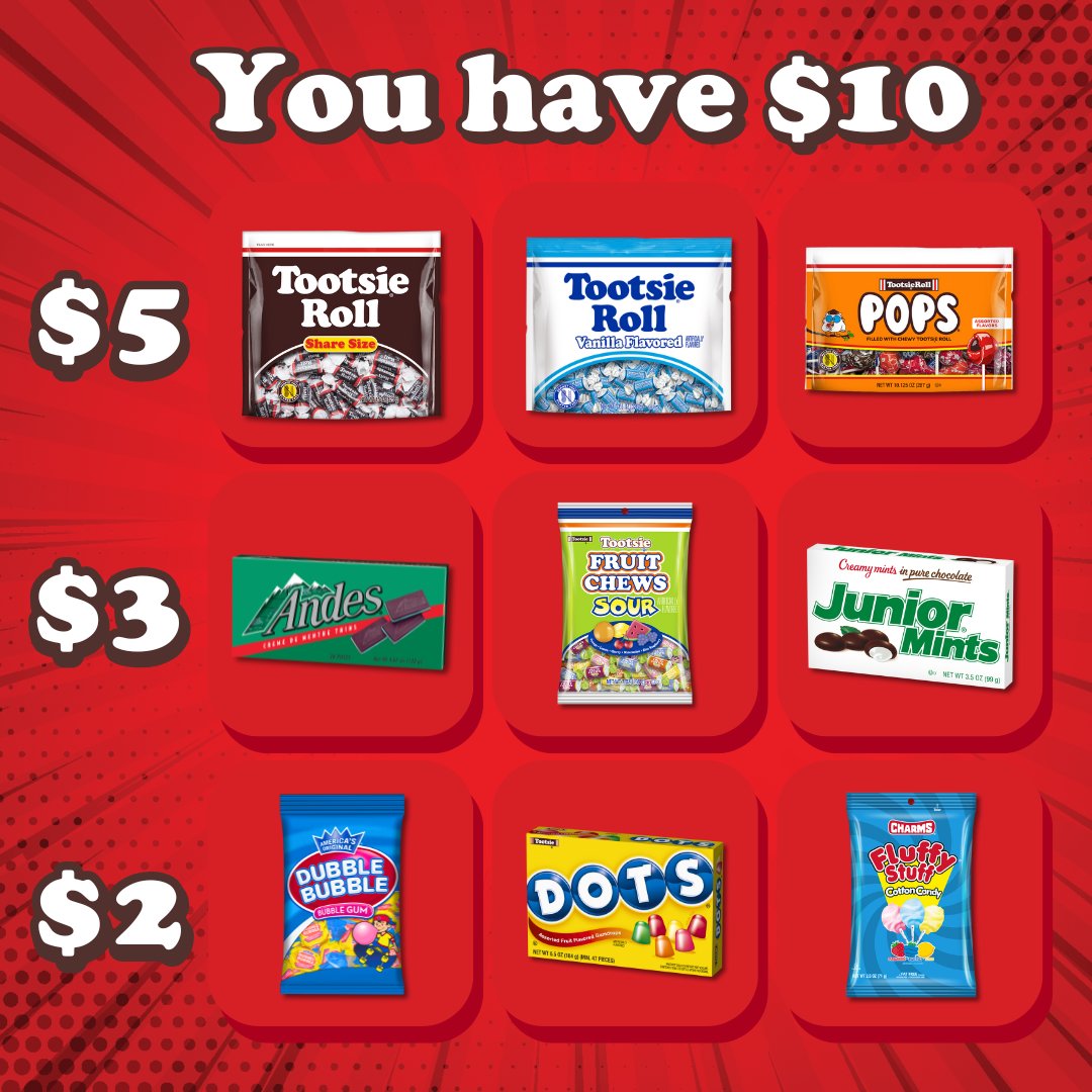 How would you spend the $10?