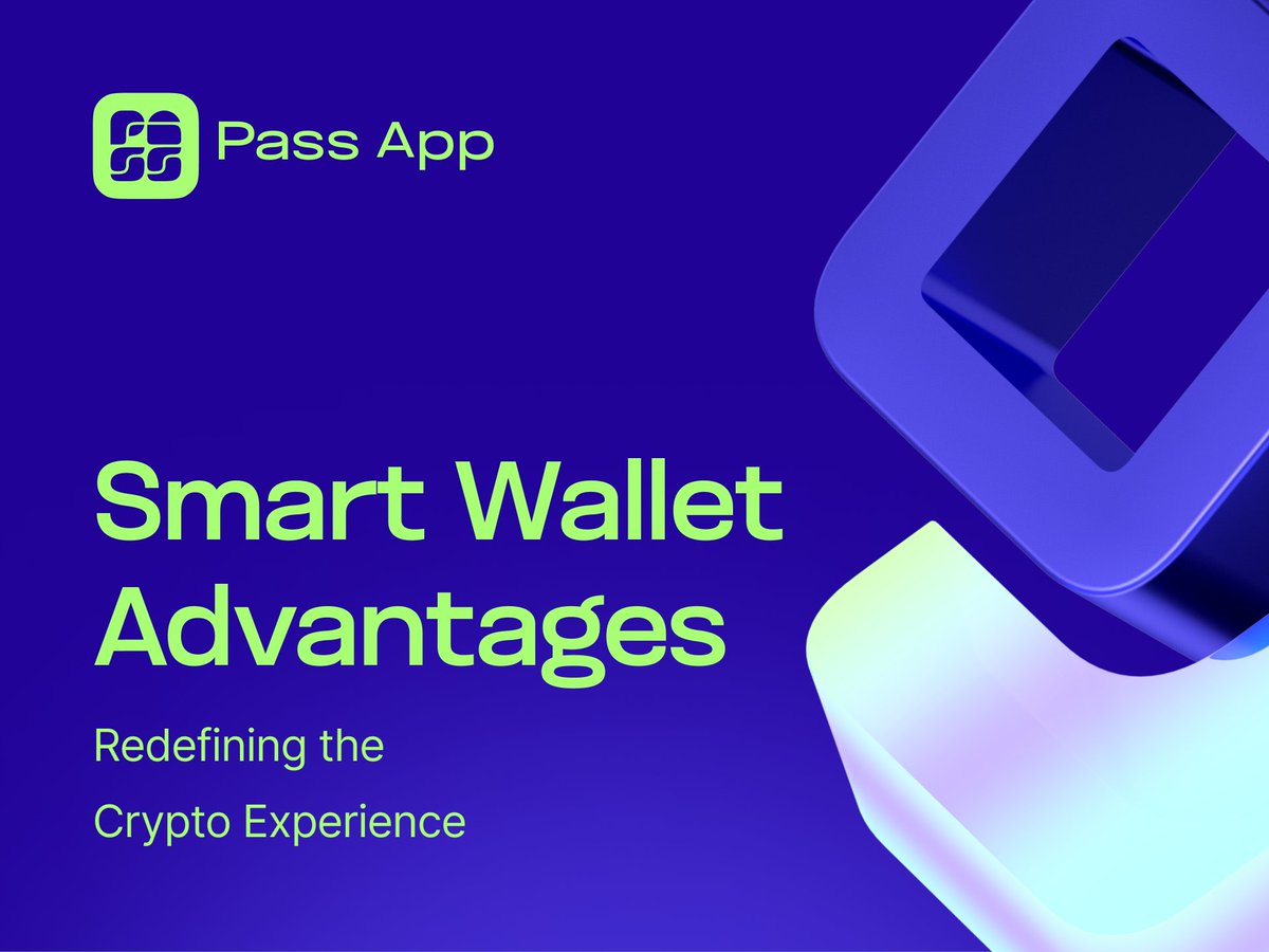 Tired of your traditional wallet? See how smart wallets are redefining the  onchain experience. Pass App is breaking barriers and bringing features  that simplify crypto management, enhance security, and empower your web3