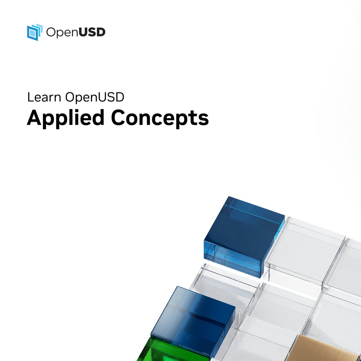 New Learn #OpenUSD courses unlocked. 🔓

Level up your USD knowledge with three new applied concepts courses to accelerate your #3D workflows. 

Get started ➡ nvda.ws/4hcF8R8