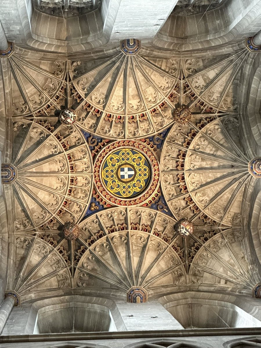 Note to self. When in a cathedral, always remember to look up #canterburycathedral #cathedral #medieval