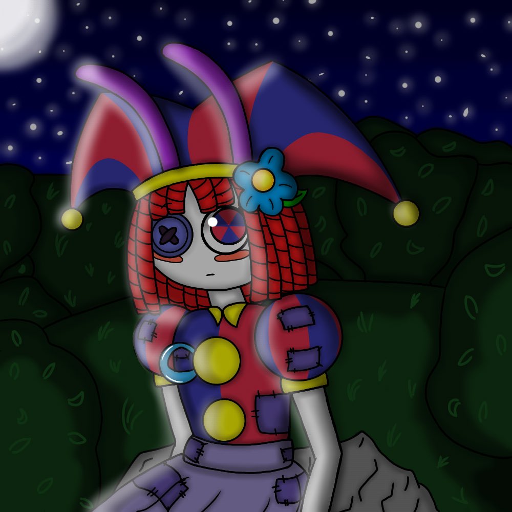 Julia_Cool_6's tweet photo. Oh, DC with flower on her head (MD gave it to her)
+You can consider this art like a continuation of my past arts

#tadcxmd #mdxtadc #tadc #theamazingdigitalcircus #tadcfanart https://t.co/4e3k5yVUuL
