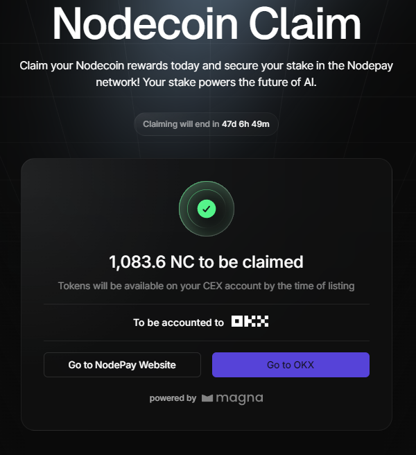 Alo 2 Kèo Hơi Gấp Tí, Anh Em Vào Đăng Ký Airdrop Season 1 Của #Plume Và Add Ví #Okx Cho Kèo Nodepay Nhé!! 😘😘 😘

👉Link #Plume: registration.plumenetwork.xyz
👉Hạn sẽ tới ngày 18/01 nên anh em thấy làm luôn không quên nhé 👇👇👇
-Dành những ai đã cày #Plume Testnet! 😊
-Các