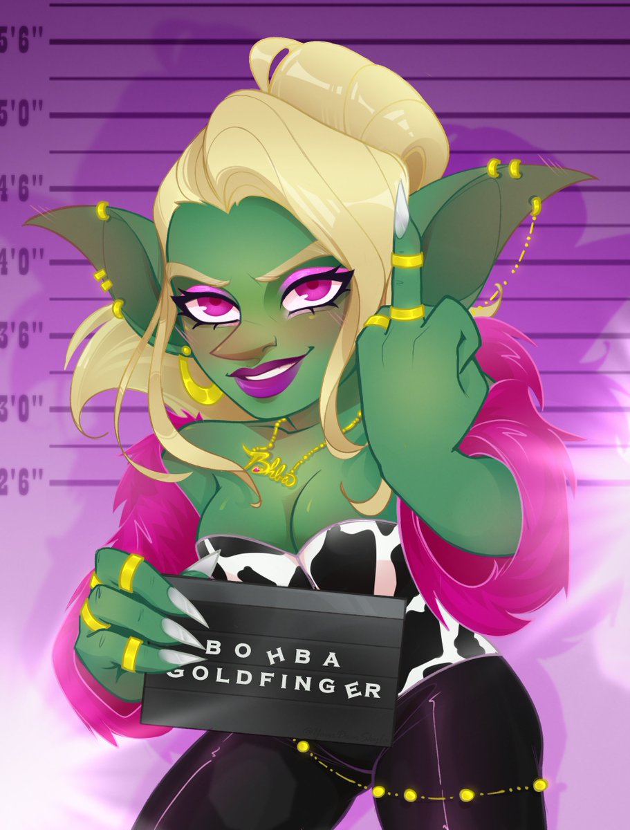 For <a href="/manacakedup/">🔪 Girly-Pop that SHIT 🩸</a>! Thank you, this is such a wonderful goblin lady :P
#Warcraft #worldofwarcraft #art #goblin #goblins #horde #warcraftart #commission