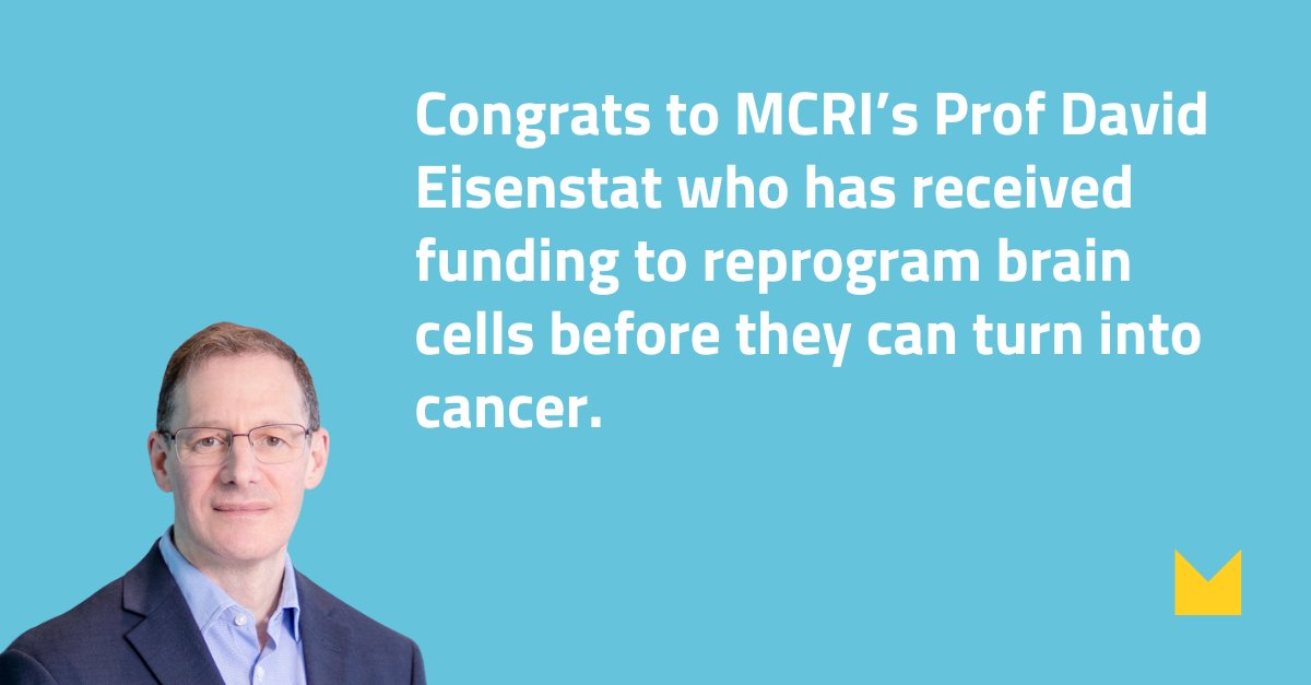 Murdoch Children's Research Institute (MCRI) (@mcri_for_kids) on Twitter photo MCRI Prof David Eisenstat has received funding to investigate whether an aggressive type of #braincancer can be targeted by switching certain #genes on or off within brain cells. | <a href="/RUNDIPG/">RUNDIPG</a> <a href="/CureStartsNow/">The Cure Starts Now</a> <a href="/DIPGCollab/">DIPG Collaborative</a> <a href="/_IsabellaMarcus/">Isabella and Marcus Foundation</a> #DMG
👉 direc.to/m9i1 MCRI Prof David Eisenstat has received funding to investigate whether an aggressive type of #braincancer can be targeted by switching certain #genes on or off within brain cells. | <a href="/RUNDIPG/">RUNDIPG</a> <a href="/CureStartsNow/">The Cure Starts Now</a> <a href="/DIPGCollab/">DIPG Collaborative</a> <a href="/_IsabellaMarcus/">Isabella and Marcus Foundation</a> #DMG
👉 direc.to/m9i1