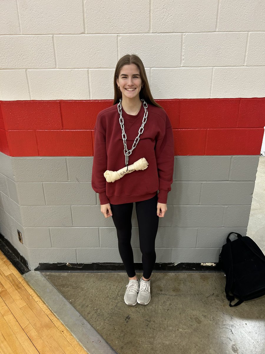 Congrats to Kendall on the first repeater of “Dog of the Day”! She’s putting some good practices together the last few days. #LadyDogs