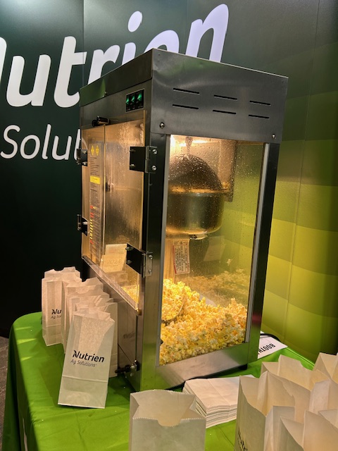 NutrienAgCda's tweet photo. We've had a great first day meeting so many of you at the @WCCPS_SK. Be sure to come visit us at booth A36/37 tomorrow to chat to our team and grab a bag of popcorn! 🍿 #WCCPS #WCCPS2025 #WestCdnAg https://t.co/qXfKC2q5p2