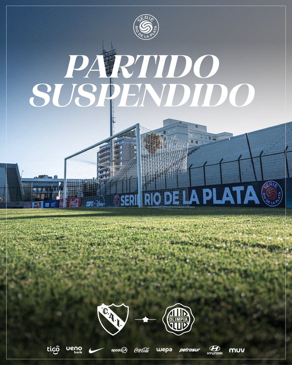 elClubOlimpia's tweet image. Por motivos ajenos al Club Olimpia y luego del comunicado recibido por la organización, informamos a nuestros Socios e hinchas que el encuentro programado para esta noche, frente a @Independiente, fue suspendido.

🔙 El plantel retorna a la ciudad de Montevideo.