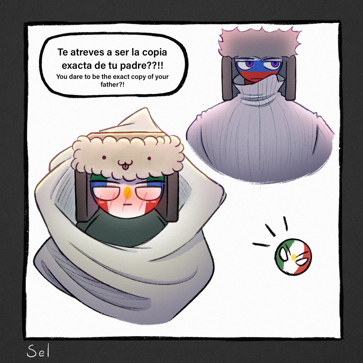 sel__xdd's tweet photo. 🇷🇺🇲🇽🍼
#CountryHumans #countryhumansmexico #countryhumansrusia #Rusmex #countryhumansrusmex #countryhumansrussia #countryhumansfanchild https://t.co/5uCEvpAg3u
