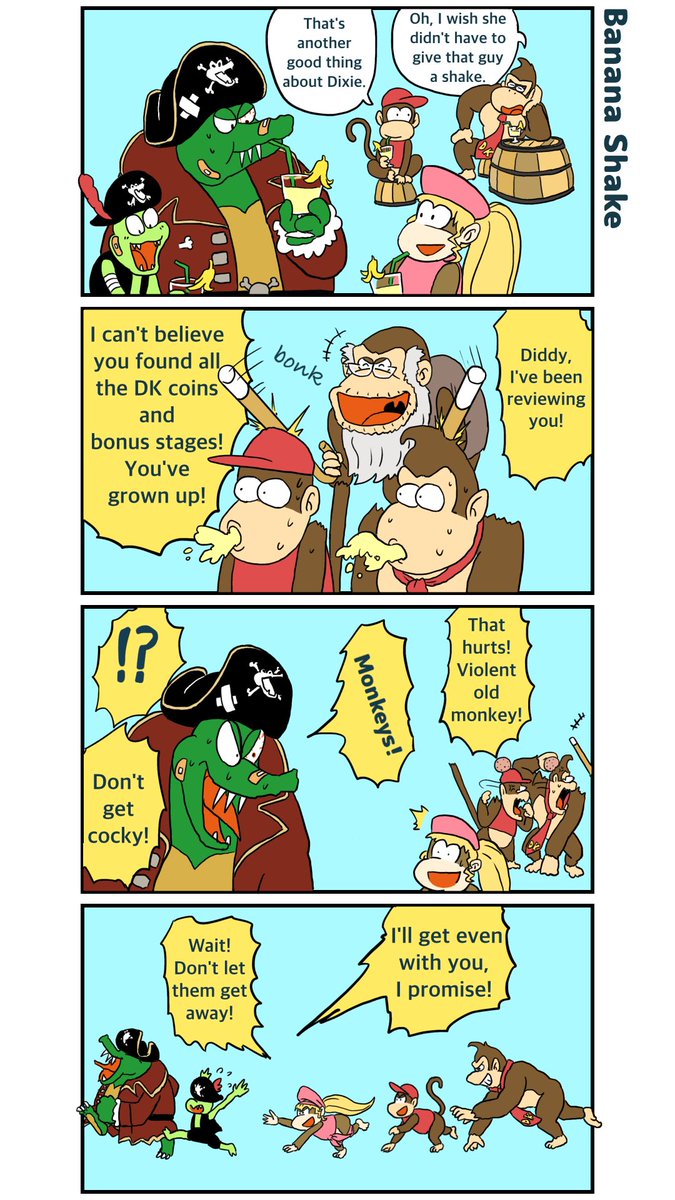 スーパードンキーコング2 DonkeyKongCountry2 4コママンガ 100