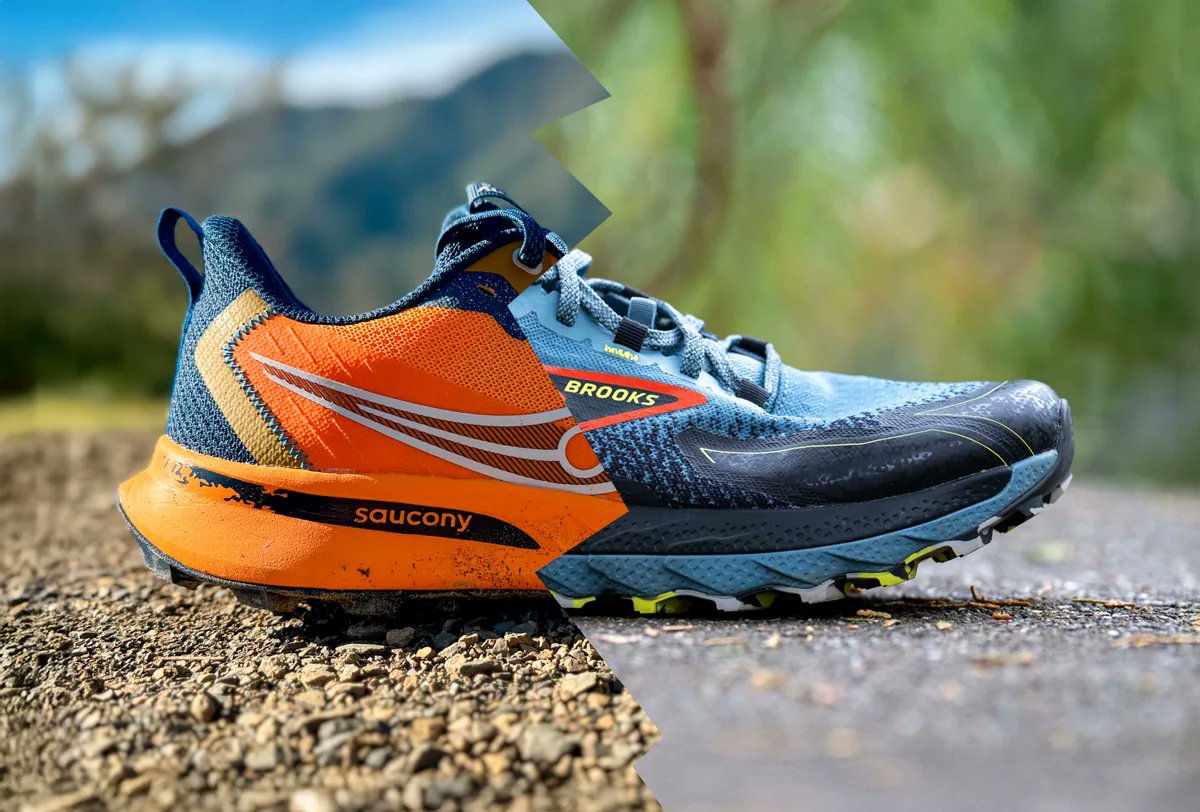 AlastairRunning's tweet photo. Curious which $140 all-mountain trail running shoes are best for you? Read my honest comparison here: https://t.co/V8VvL4WVoa 

👋🏼 Let me know which one you’d pick below! -Alastair

#TrailRunning #RunningShoes #OutdoorGear #Runners #BrooksCascadia #SauconyPeregrine @brooksrunning @SauconyUK