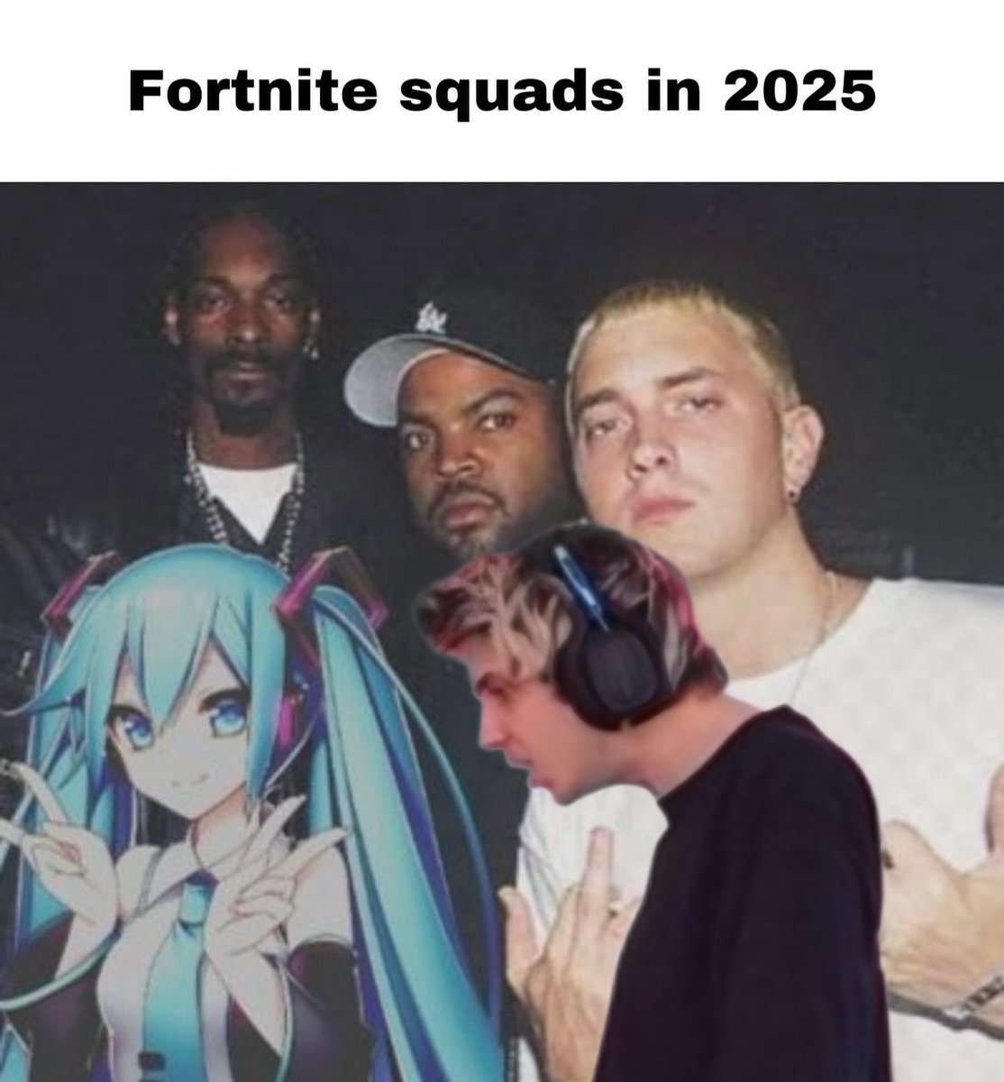 agustinaHQt's tweet photo. Fortnite squads in 2025 https://t.co/qS3jvZ8JLS