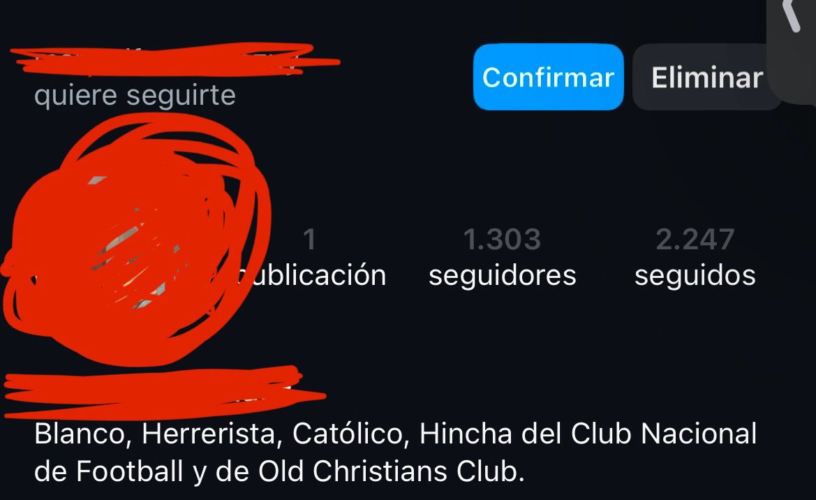 imaginate no conocerme y pensar que con esa bio te voy a aceptar