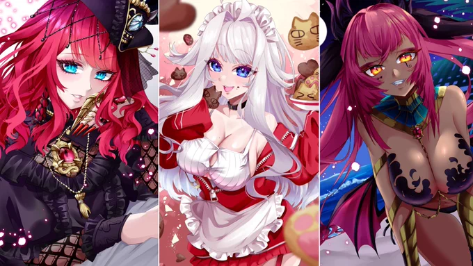 I provide model designs and illustrations to support VTuber activities Thank you for your interest through this tag #PortfolioDay #ENVTuber