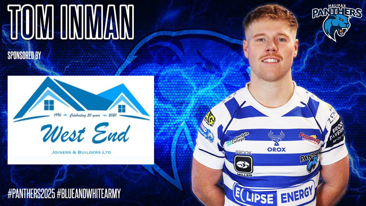 SPONSORS SPOTLIGHT 🔵⚪️🐾 Panthers hooker <a href="/Tominman02/">Tom Inman</a> is sponsored by WEST END JOINERS for the 2025 season 🤝 Thank you for your support!!!

🌐 westendjoiners.co.uk

#Panthers2025 #SponsorsSpotlight #BAWA