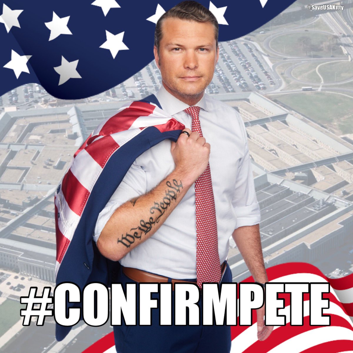 SaveUSAKitty's tweet image. #ConfirmPete 
KEEP IT TRENDING! 🇺🇸🇺🇸