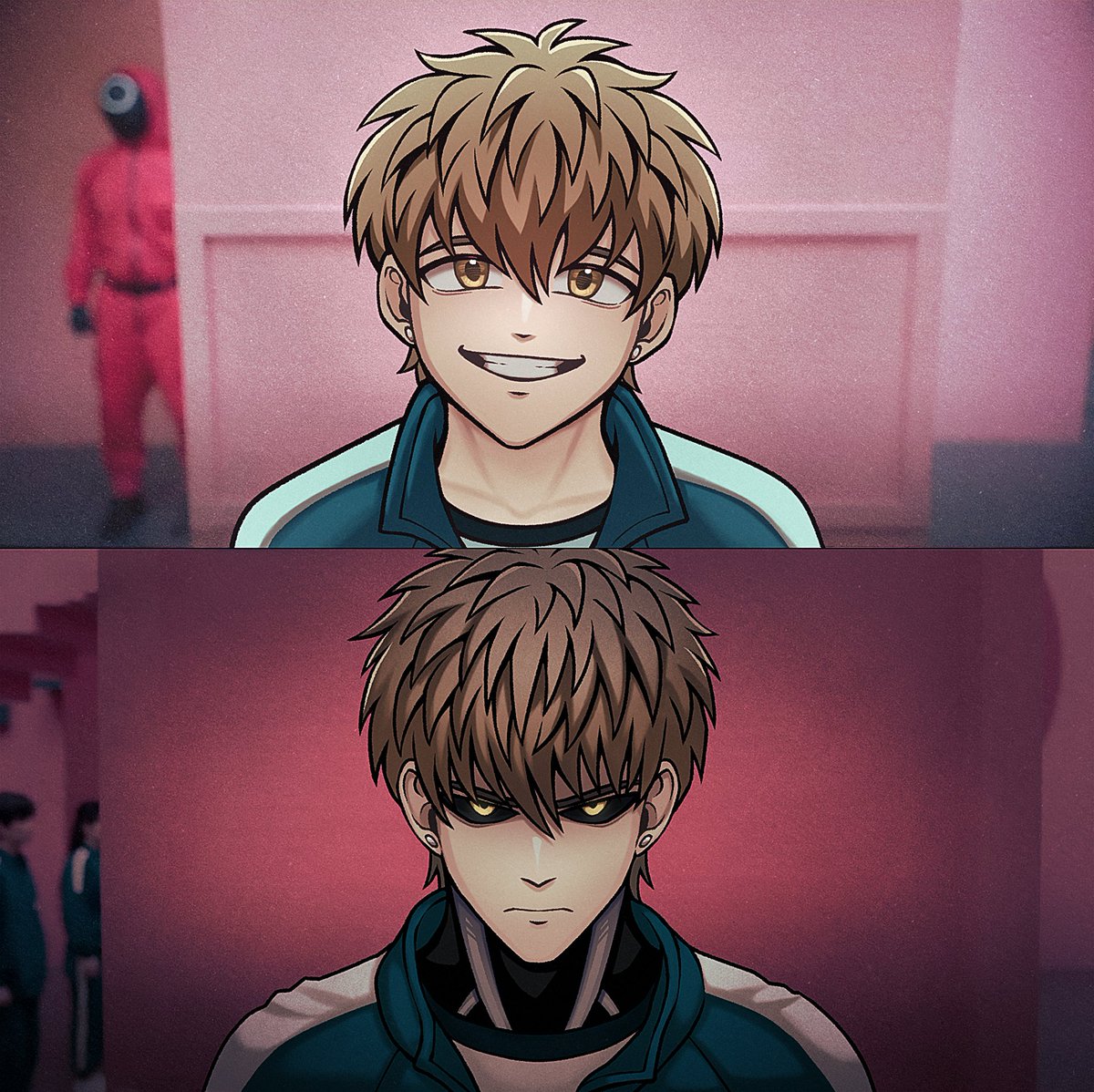 #OnePunchMan
Boy came back as a cyborg