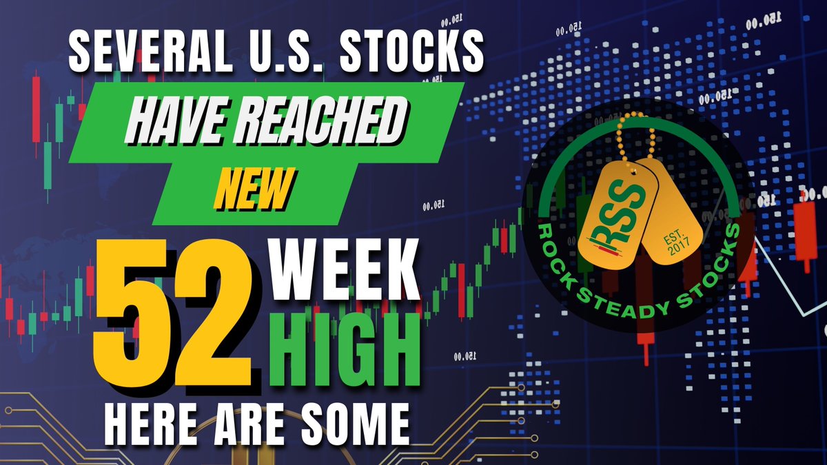 rocksteadystock's tweet photo. Several U.S. stocks have reached new 52-week high. Here are some.
$HEES
$CPIX
$OPFI
$LX
$KTOS
$AROC
$RSI
$LNG
$BROS
COME ROCK WITH US
#daytrader #bitcoin #option #swingtrade #forex #invest #stocks #stockmarket #smallcap #optiontrading #investing #stockstrader #rocksteadystocks #comerockwithus #earningsseason #Earnings #52weekhigh #52weeklow