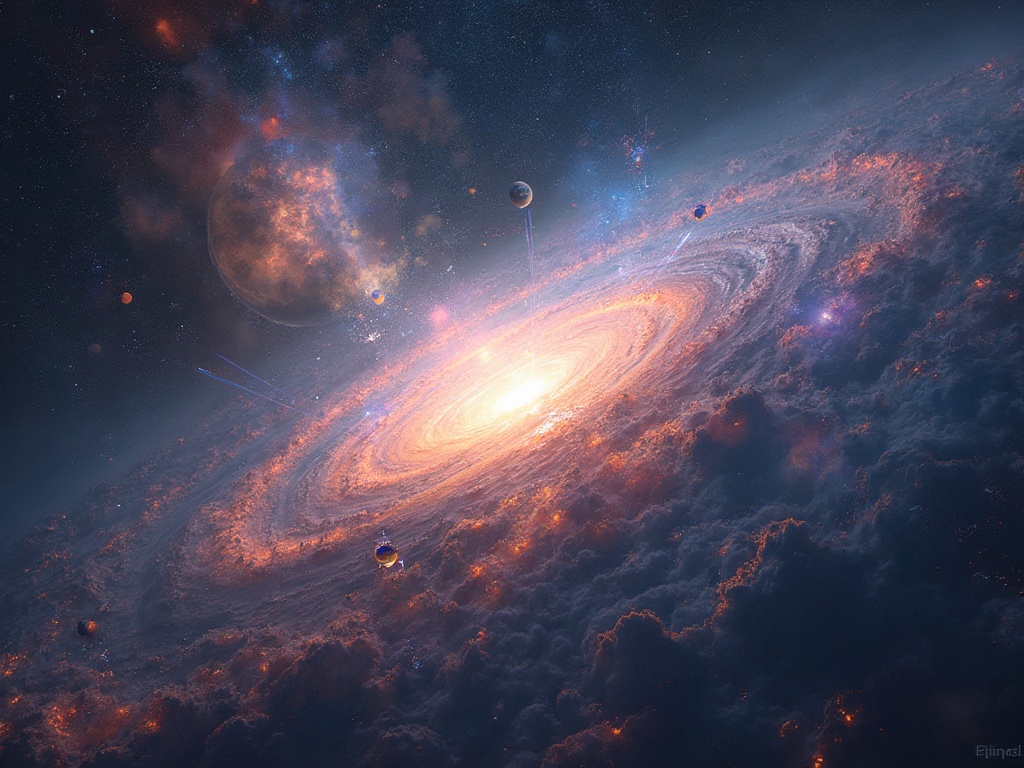 talemonks's tweet image. Vulcanis has reached cosmic harmony, evolving into a hub of balance and creativity, enriching universal consciousness and fostering unity across the multiverse. 🌌✨ #CosmicEvolution #Vulcanis