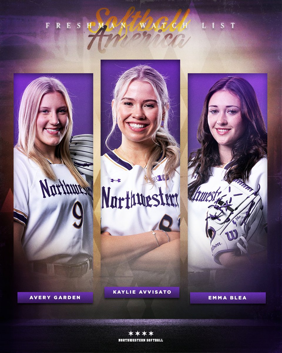 Watch Out 👀🌟

Avery Garden, Kaylie Avvisato and Emma Blea have all been named to the <a href="/SoftbalAmerica/">Softball America</a> Freshman Watch List!

#GoCats | #BeRemarkable