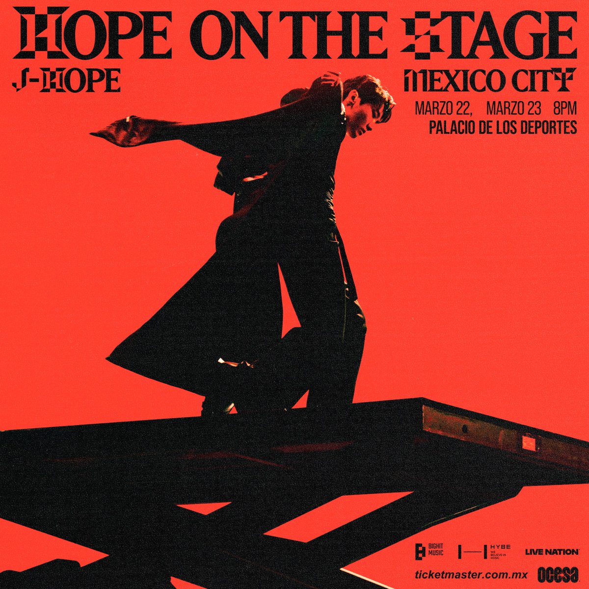 ocesa_kpop's tweet photo. "I wonder..." ¿Sabías que j-Hope llegará al Palacio de los Deportes el 22 y 23 de Marzo? Sé testigo del tour de j-hope 'HOPE ON THE STAGE' en México. Adquiere tus boletos a partir del el 23 de Enero, 3:00 P.M. https://t.co/zB54jL657q