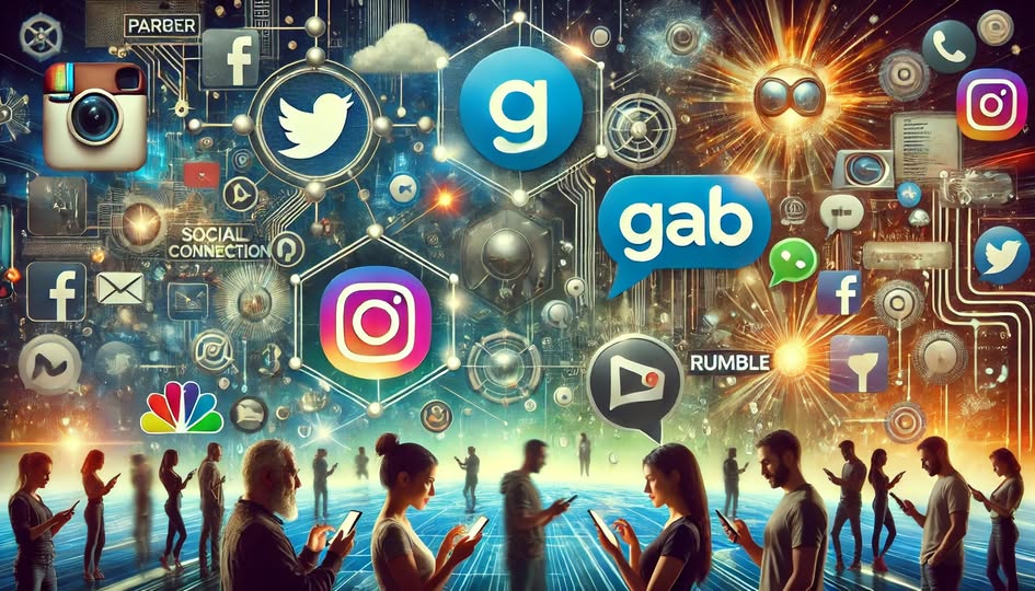 NewCastMedia's tweet photo. Ready to explore social media beyond Facebook and Instagram? Platforms like Parler, Gab, and Rumble are gaining traction with unique audiences. Let NewCast Media Group guide you in crafting messages that make an impact.📲 Start expanding Today!

#SocialMediaStrategy #NewCastMedia https://t.co/snetduXKtB