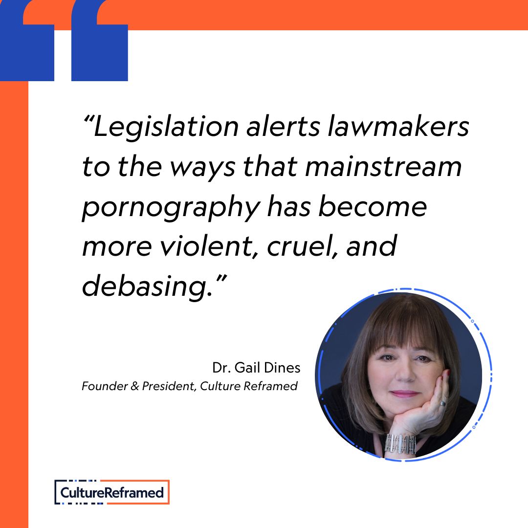 📢 Culture Reframed Founder Dr. Gail Dines has been influential in driving support for age verification legislation in the US. While the laws have stirred up many debates, they’ve undoubtedly brought awareness of porn as a public health crisis. Read more:
buff.ly/41LsZhI