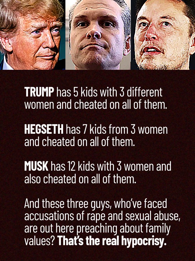 Is it a pre-req to be married 3 times and have cheated on all your wives to be in the Trump Administration??🤔
— Ally Sammarco