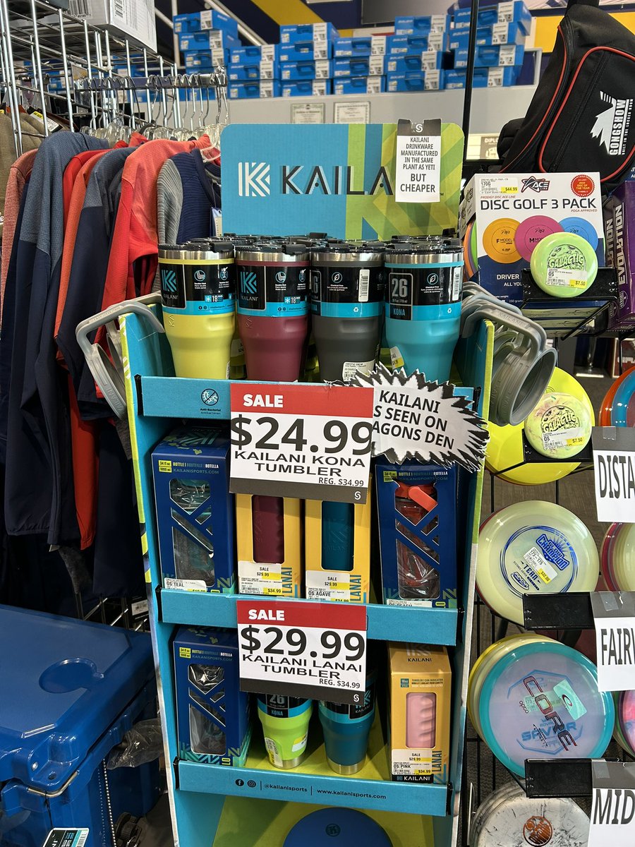 SFSstalbert's tweet image. Highlighting some items on sale this week! 

First off we have multiple right handed Int Trigger 8 Pro’s on sale for $265 which is $115 off. Curves include P28,P29,P90TM and P88 all in a 55 flex 

Secondly KAILANI drink-ware is on sale as well as 47 Double Hitch corduroy hats