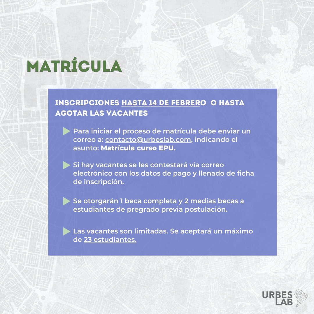 UrbesLab's tweet photo. 💡Dudas o más información: contacto@urbeslab.com https://t.co/XC7W0uNu71