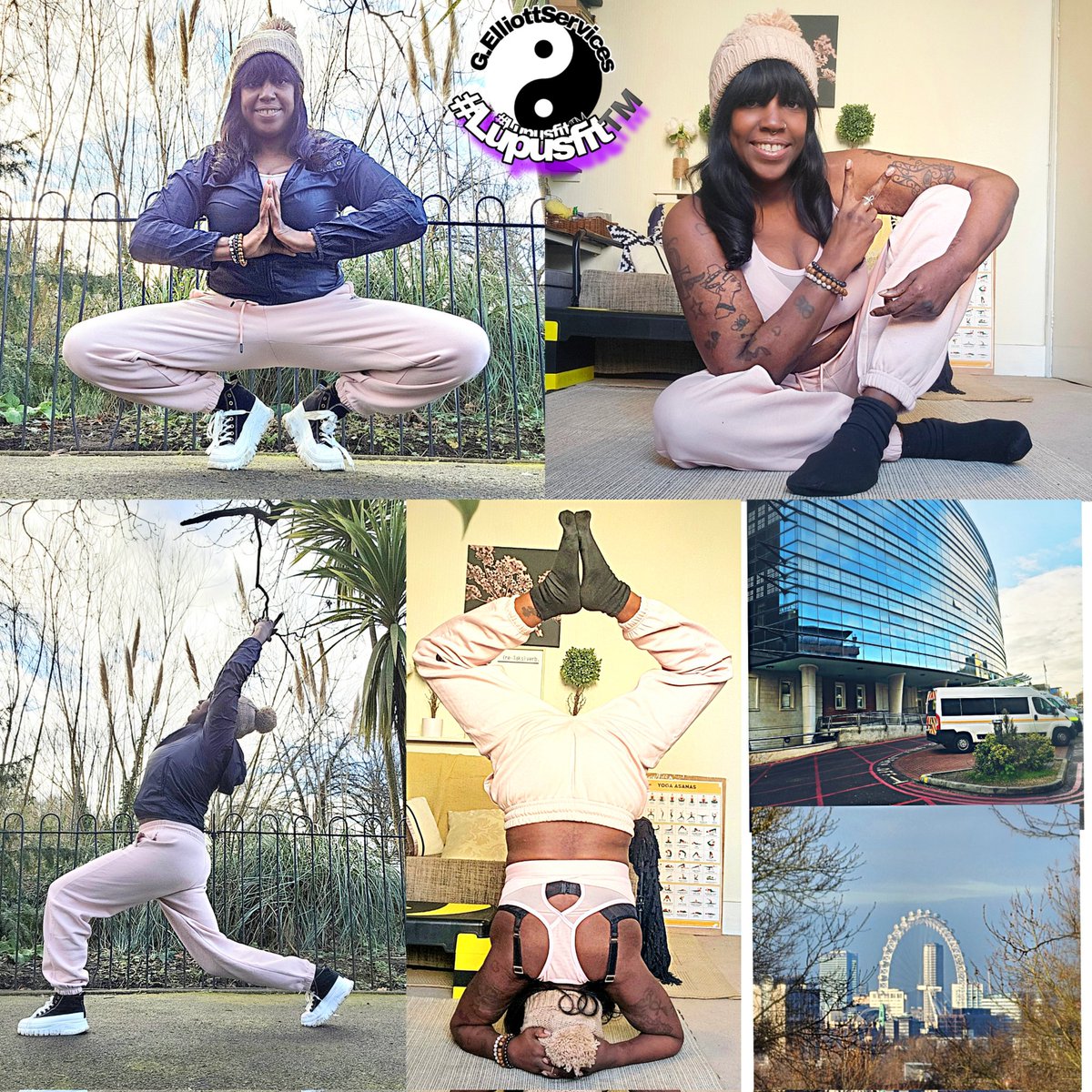 GeorgiaEinstein's tweet photo. #TuesdayTone #indoor #outdoor Hospital + #park @RuskinParkSE5 #winter #active G.ElliottServices Lupusfit™️ #freelance #mind #body #yoga #fitness #health #wellbeing #muscle #tone #strength #stretch #heart #exercise #goals  #Motivation General &amp; #Lupus #raynauds #CKD #advocate https://t.co/gsAMVNgt8W