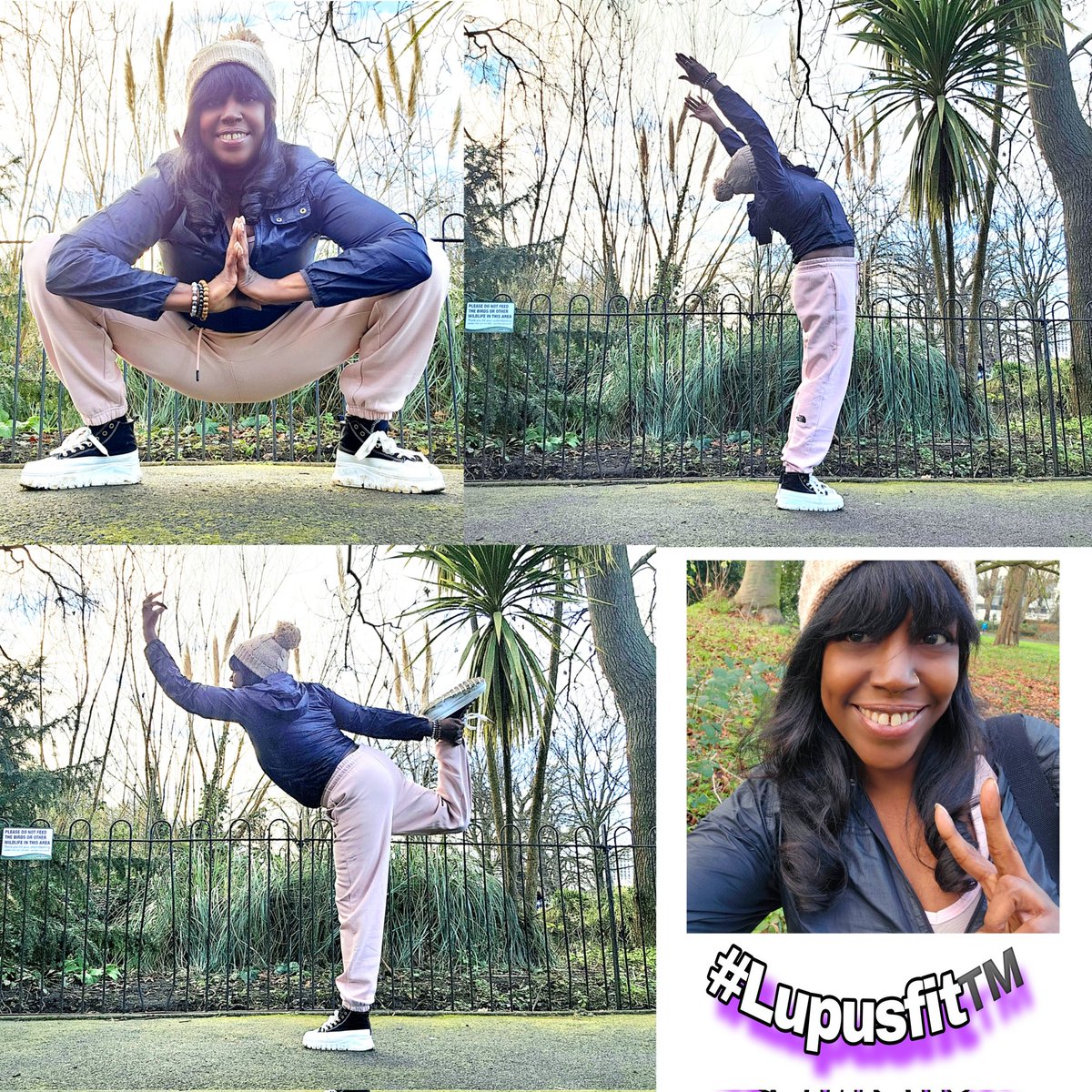 GeorgiaEinstein's tweet photo. #TuesdayTone #indoor #outdoor Hospital + #park @RuskinParkSE5 #winter #active G.ElliottServices Lupusfit™️ #freelance #mind #body #yoga #fitness #health #wellbeing #muscle #tone #strength #stretch #heart #exercise #goals  #Motivation General &amp; #Lupus #raynauds #CKD #advocate https://t.co/gsAMVNgt8W