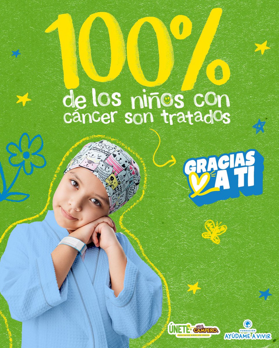 Gracias a ti cada uno de los niños ha podido recibir apoyo en todas las áreas necesarias durante su tratamiento. ✨💚¡Únete y compra tu ticket hoy! #GraciasATi #Únete