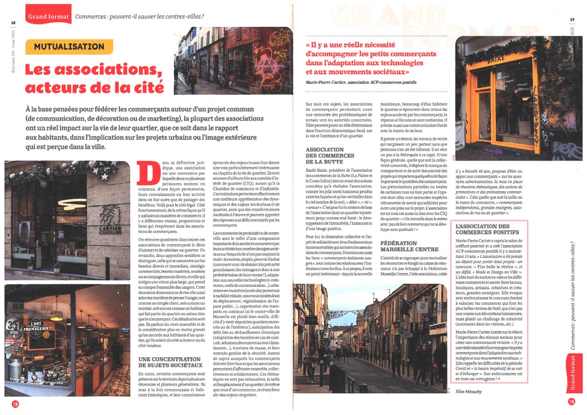 acpcommerces13's tweet photo. Merci à @businewspush  pour son article sur "les associations, acteurs de la cité" et sur notre concours 🎄Plus belle la vitrine de Marseille🎄qui met en avant depuis 6 ans la créativité et les décorations de Noël de nos commerçants et artisans marseillais ⭐
#commercespositifs13 https://t.co/4dCygJf8MN