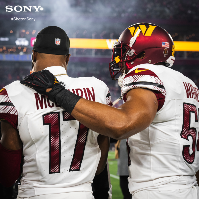 Commanders's tweet photo. Won, not done

@SonyElectronics | #RaiseHail