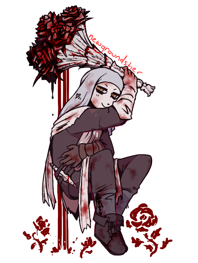 「blood guy #2 and blood guy #3 (mohg is b」|hhhscoob 📺 comms openのイラスト