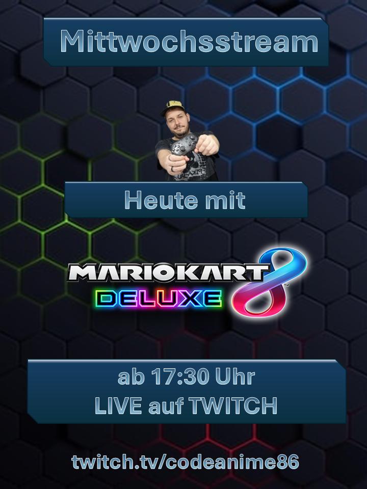 Endlich geht's weiter :)
Ab 17:30 Uhr geht's looos!!!

#TwitchDE #TwitchTV #twitch #streaming #livestreaming #twitchstreamers #streamers #streaming #smallstreamer #streamer #gamer #smallstreamers #live #SupportSmallStreamers #MarioKart #Nintendo
<a href="/GermanTwitchRT/">GermanMediaRetweet</a>
<a href="/StreamDESupport/">StreamDE Support</a>